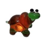 El Yapımı Mini Murano Cam Kaplumbağa Biblo A160-06