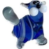 El Yapımı Mini Murano Cam Kedi Biblo A114-02