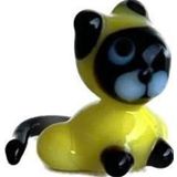 El Yapımı Mini Murano Cam Kedi Biblo A116-03