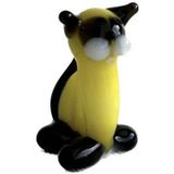 El Yapımı Mini Murano Cam Kedi Biblo A142-02
