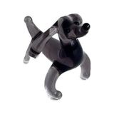 El Yapımı Mini Murano Cam Köpek Biblo A114-01