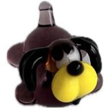El Yapımı Mini Murano Cam Köpek Biblo A152-01