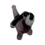 El Yapımı Mini Murano Cam Köpek Biblo A155-01