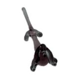 El Yapımı Mini Murano Cam Köpek Biblo A162-10