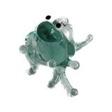 El Yapımı Mini Murano Cam Kurbağa Biblo A111-04