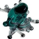 El Yapımı Mini Murano Cam Kurbağa Biblo A121-02