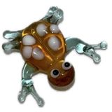 El Yapımı Mini Murano Cam Kurbağa Biblo A153-03