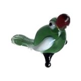 El Yapımı Mini Murano Cam Kuş Biblo A125-03