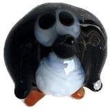El Yapımı Mini Murano Cam Kuş Biblo A136-03