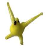 El Yapımı Mini Murano Cam Kuş Biblo A146-03