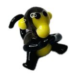 El Yapımı Mini Murano Cam Maymun Biblo A150-08