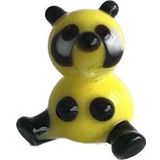 El Yapımı Mini Murano Cam Panda Biblo A98-01