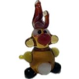 El Yapımı Mini Murano Cam Papağan Biblo A158-13