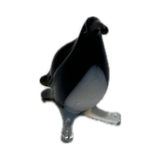 El Yapımı Mini Murano Cam Penguen Biblo A155-02