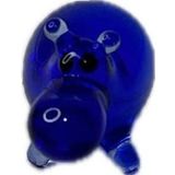 El Yapımı Mini Murano Cam Su Aygırı Biblo A146-08