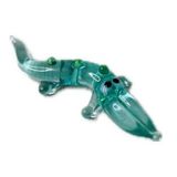 El Yapımı Mini Murano Cam Timsah Biblo A147-08