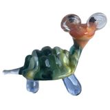 El Yapımı Murano Cam Kaplumbağa Biblo A41