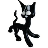 El Yapımı Murano Cam Kedi Biblo A08