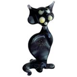 El Yapımı Murano Cam Kedi Biblo A48-03