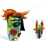 El Yapımı Murano Cam Sanat Objesi - 28x11x30,5cm