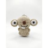 El yapımı örgü amigurumi anahtarlık