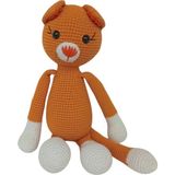 El Yapımı Örgü Bebek Oyuncak Amıgurimi Kedi *27 cm