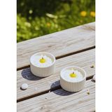 El Yapımı Papatya Dekorlu Kokulu Mum Seti – 2’li Özel Tasarım Daisy Collection