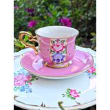 El Yapımı Porselen Şehzade Kahve Fincanı | el boyama porselen fincan