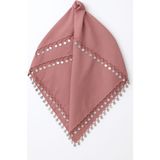 El Yapımı Pullu Yazma - 01P-Pembe - 100 x 100 cm