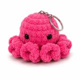 El Yapımı Renkli Peluş Ahtapot Anahtarlık Kadife Amigurumi | Çanta Aksesuarı, El Yapımı, Kadife Malzeme, Amigurumi Tasarım, Renkli Peluş