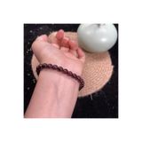 EL YAPIMI Şifalı- Garnet (Lal) Doğal Taş Bileklik 8 mm – Enerji ve Tutku Taşı - sertifikalı