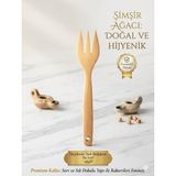 El Yapımı Şimşir Ağacı Mutfak Çatalı, Ahşap, Sağlıklı Malzeme, Makarna Servis Spatulası - Çok Renkli