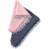 El Yapımı Tığ Oyası Çeşitli Modellerde Yazma - 01-Gri - 100 x 100 cm