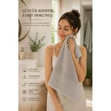 El Yüz Havlusu 50X90 Cm %100 Pamuk Kısmi Kadife Jakar Nova Collection