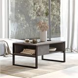 EL34 Elanor Metal Orta Sehpa Raflı Beton ELA34-RG - taş - gri