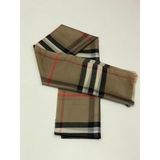Ela Şal % 20 Ipek Burberry Kadın Şal - Camel