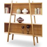 Ela Wood Working Elawoodworking Vintage Iskandinav Ahlas Kitaplık Rafı - Meşe