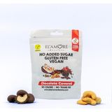 Elamore Şeker Ilavesiz, Glütensiz, Vegan Kajulu Bitter Çikolata - Doypack, 50 gr