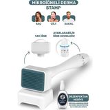Elamour Dermastamp 140 Titanyum Iğneli , Ayarlanabilir 10 Iğne Ölçülü 0.25MM-3.00MM Dezenfektan Hediyeli