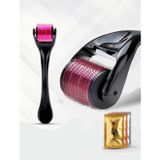 Elamour Titanyum Uçlu 540 İğneli Derma Roller 0,5 Mm İğne Cilt Yüz Vücut Yenileme - Serum Seti Hediyeli