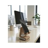 Elana Design Masaüstü Kaymaz Taban Telefon ve Tablet Standı - Kulaklık ve Not Kağıdı Bölmeli - Bej