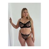 ELANORAFORYOU ELANORA Scarlett C Collection C Kalıp Dantelli Destekli Sütyen Külot Takımı Büyük Beden Premium İç Giyim