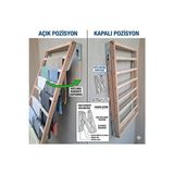 Elarque Çamaşır Kurutmalık Katlanabilir Balkon Çamaşır Kurutma Askısı 50X70 cm - 50 x 70 cm