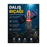 Elarque Dalış Aksesuarı Dalışta Kol Bandı ile Güvenli Bıçak Taşıma