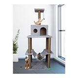Elarque Kedi Tırmalaması Xxl Kedi Tırmalama ve Oyun Evi Platformu - Çok Amaçlı Eğlence Merkezi