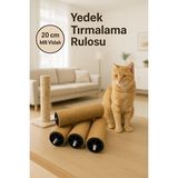 Elarque Kedi Tırmalaması Yedek Jüt Rulo Tırmalama Ipi - Uzun Ömürlü ve Pratik Kullanım
