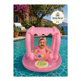 Elarque Kolluk & Simit Gölgelikli Bebek Deniz Simidi ve Oyuncaklı Baby Float