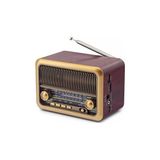Elarque Nostaljik Radyo Çok Fonksiyonlu ve Şarjlı Müzik Çalar