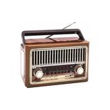 Elarque Nostaljik Radyo Fenerli ve Bluetooth Destekli Taşınabilir Radyo ile Müzik ve Işık