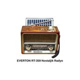 Elarque Nostaljik Radyo Güneş Enerjili , Çevre Dostu ve Şık Tasarım